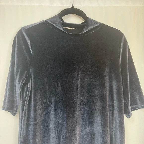 NWT Loft Womens Velvet Blouse Mock Neck
Stretchy Solid blue size:S - Picture 4 of 12